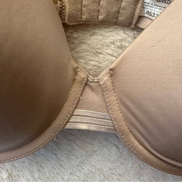 Wacoal Underwire T-Shirt Bra sz 32DD Beige Smooth Bra Wacoal 853340 - Picture 9 of 9